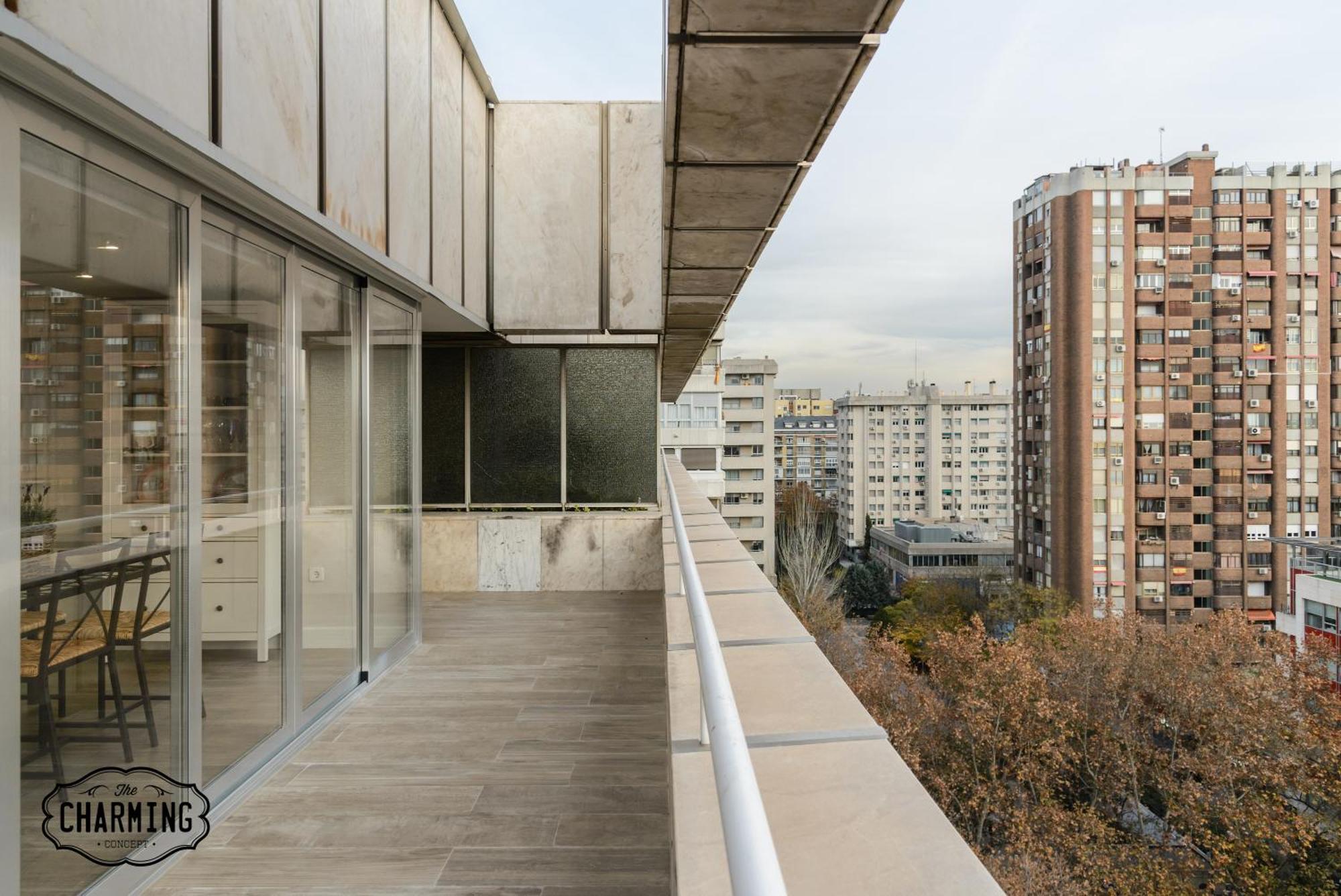 Ferienwohnung Charming Eurobuilding 2 Terrace Exclusive - Plaza De Parking Madrid Exterior foto