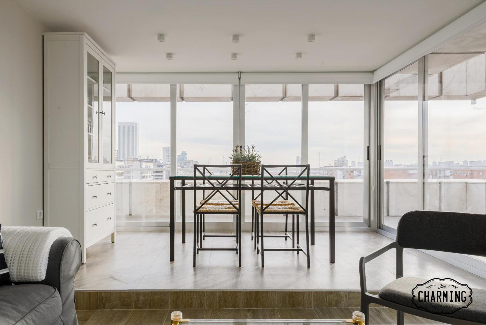 Ferienwohnung Charming Eurobuilding 2 Terrace Exclusive - Plaza De Parking Madrid Exterior foto